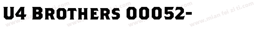 U4 Brothers 00052字体转换